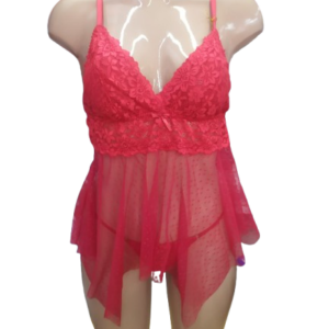 Babydool encaje rojo BM051