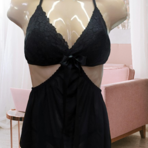 Babydoll liso encaje BM054